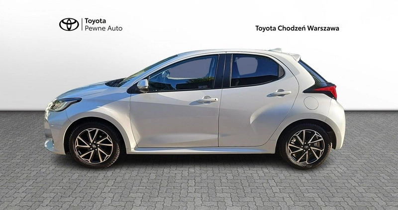Toyota Yaris cena 74900 przebieg: 56832, rok produkcji 2021 z Barwice małe 352